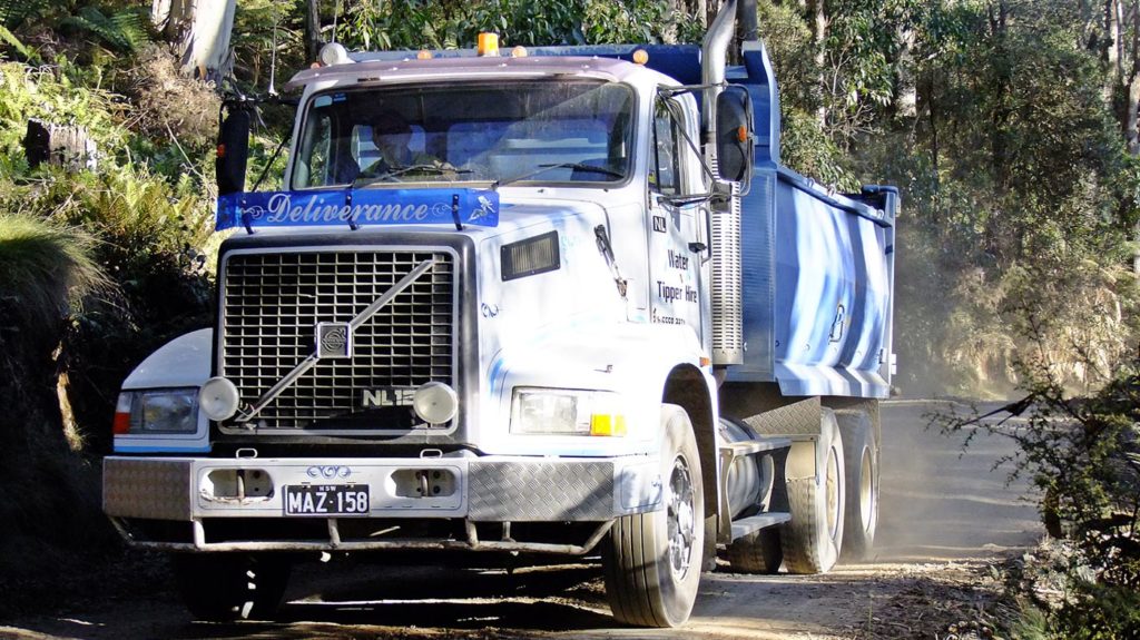 Fleet of tip trucks in the Gloucester NSW area. Water N Tipper Hire from Phil Maslen