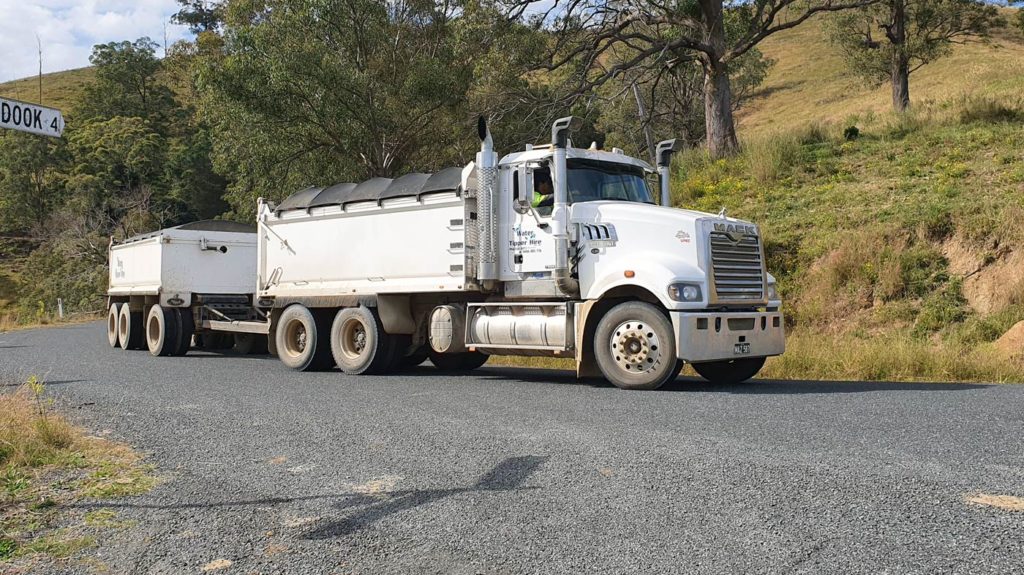 Tipper truck and trailer hire Gloucester New South Wales Australia. Reliable and friendly service.